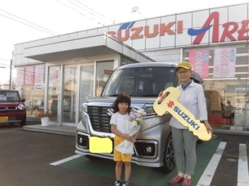 スペーシアカスタムご納車です☆